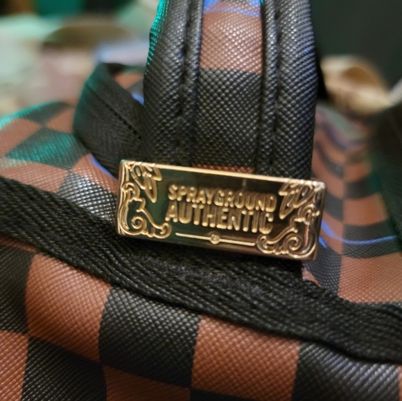 Sprayground limited edition backpack 600 retail Louis Vouton squares - Picture 4 of 14